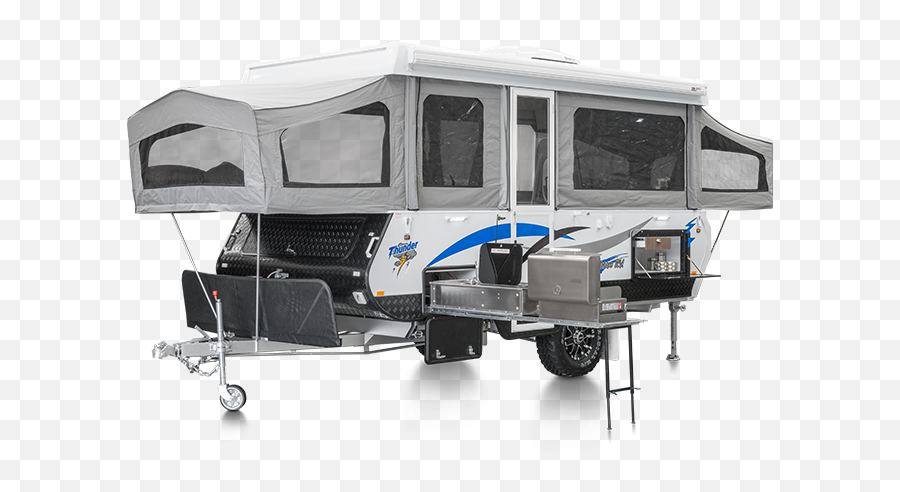 Thunder Series - Black Series Camper Trailers Full Size Travel Trailer Png,Camper Png