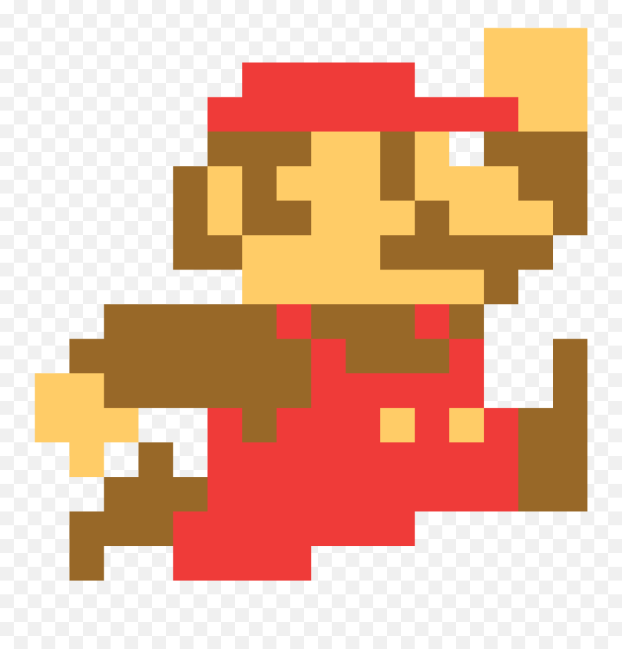 Mario Bros Pixel Png 7 Image - Super Mario 8 Bit,Pixel Mario Transparent