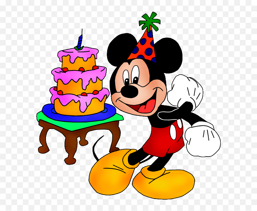 Mickey Mouse Birthday Png Clipart - Birthday Mickey Mouse Png Hd,Mickey Mouse Birthday Png