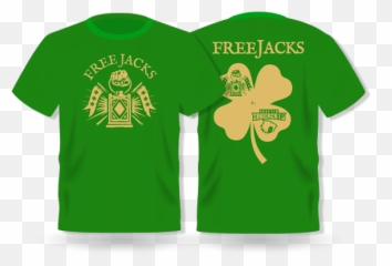 St Patricku0027s Day Commemorative T - Shirt U2014 New England Free Jacks Rugby Club Active Shirt Png,St. Patrick's Day Png