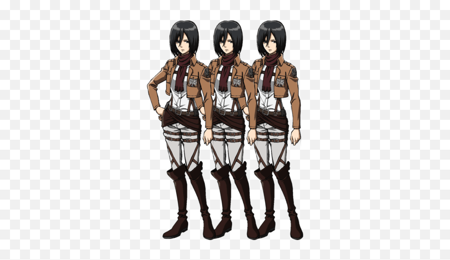 Mikasa Glitch Infinite Loops Wiki Fandom - Anime Girl With Black Short Hair Cosplay Png,Mikasa Png