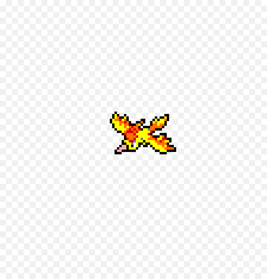 Moltres - Pixel Art Pokemon Moltres Png,Moltres Png