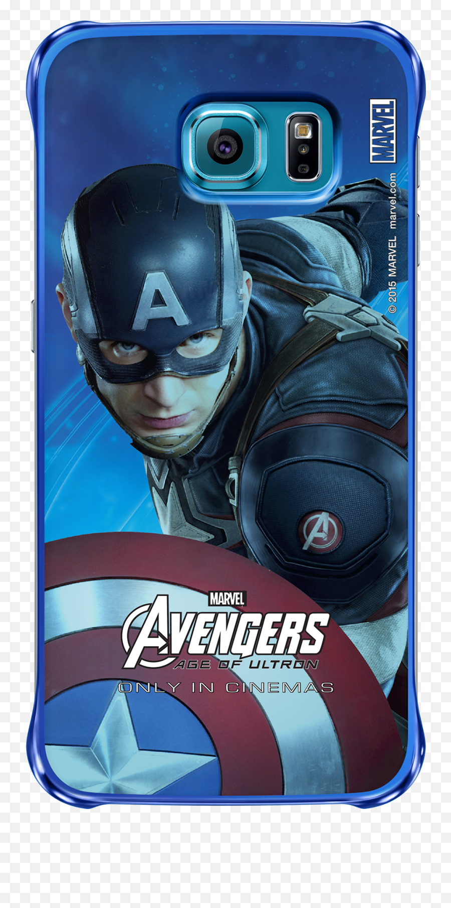 Galaxy S6 Avengers Edition - Captain America Clear Cover Accesorios De Iron Man Man Png,Captain America Transparent