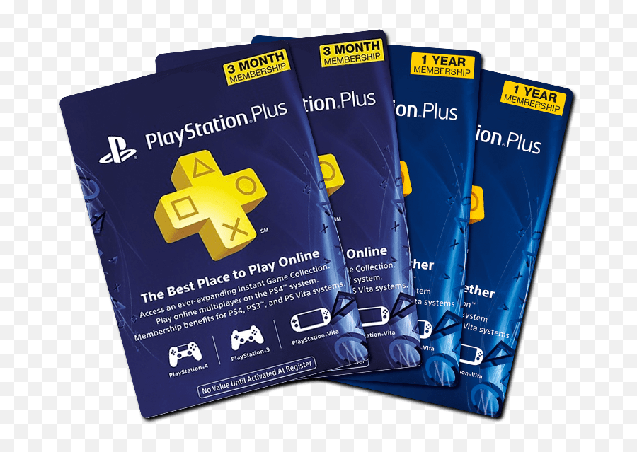 Psn Plus Gift Cards - Ps Plus Cards Png,Psn Png