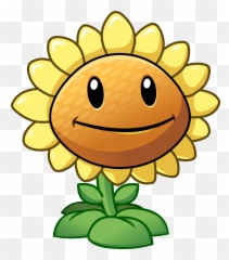 Plants Vs Zombies Png Transparent Zombiespng - 2 Sunflower