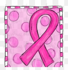 Breast Cancer Ribbon Sublimation Png Digital Download