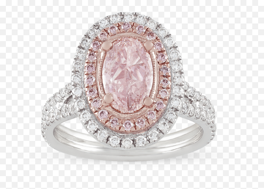 Natural Fancy Light Pink Diamond Ring 130 Carats Png