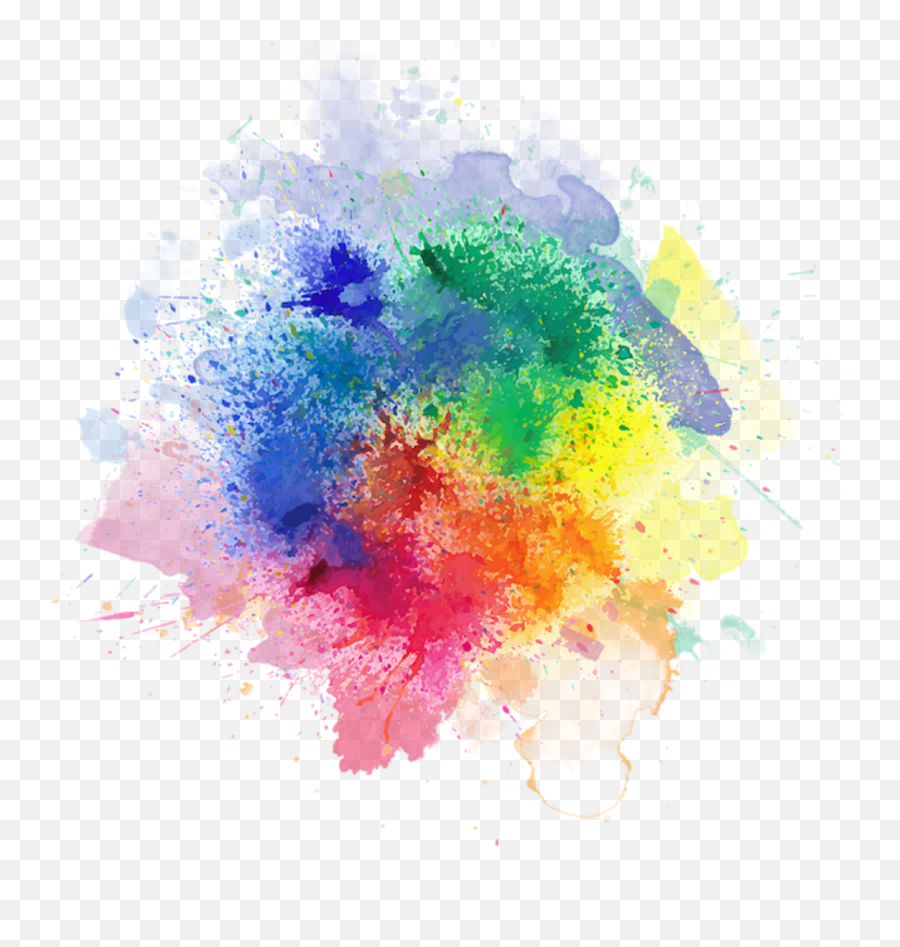 Picsart Tutorial Png Colour Splash - Color Smoke Effect Png,Watercolor Splash Png