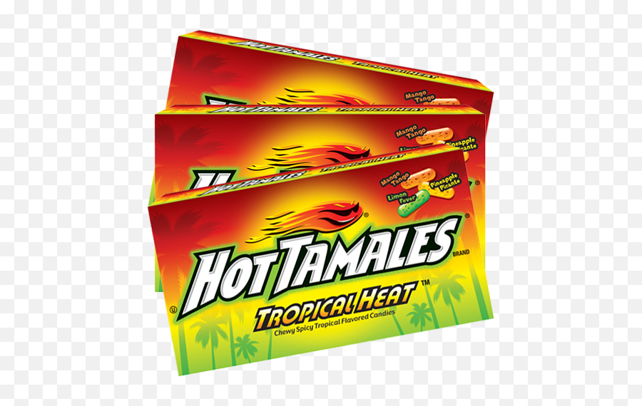 Download Hot Tamales Tropical Heat Chewy Candies - Hot Orange Png,Tamales Png