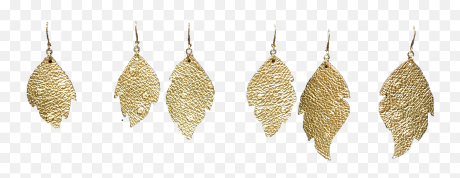 Download Transparent Gold Leaves Png - Earrings Png Earrings,Earring Png
