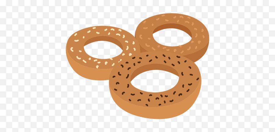 Donut Bagel Sesame Flat - Transparent Png U0026 Svg Vector File Bagel,Bagel Png