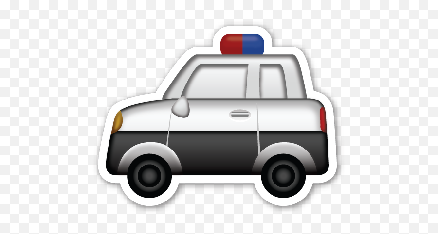 Police Cars Emoji Stickers - Carro Do Whatsapp Png,Car Emoji Png