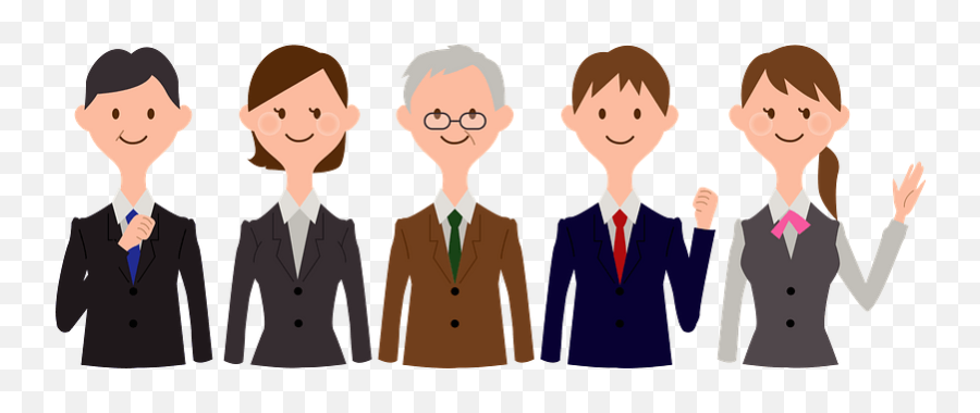 Group Of Business People Clipart - Jobs Clipart Png,People Clipart Transparent