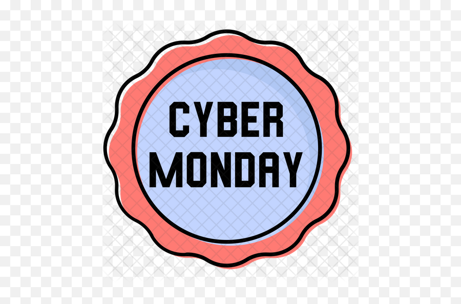 Cyber Monday Icon Of Colored Outline - Dot Png,Cyber Monday Png