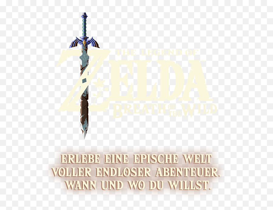 Zelda Breath Of The Wild Master Sword - Collectible Sword Png,Zelda Logo Png