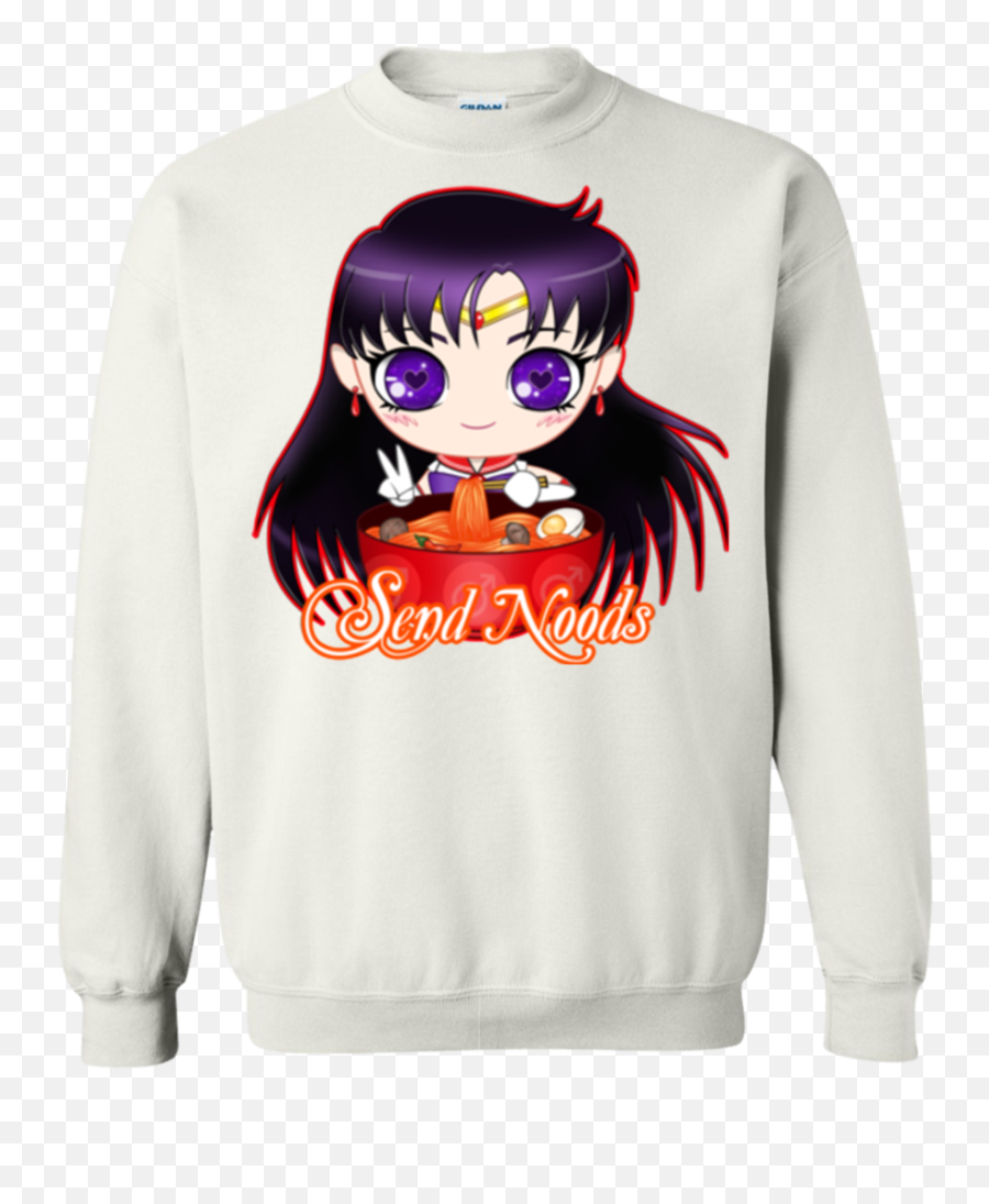 Sailor Mars Send Noods Crewneck Sweater - Sweater Png,Sailor Mars Transparent