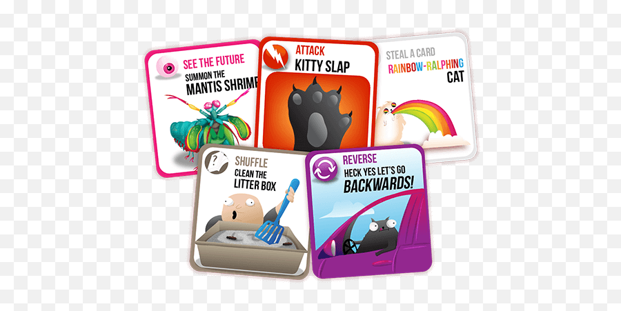 Exploding Kittens App Card Samples - Exploding Kittens Special Cards Png,Reverse Card Png