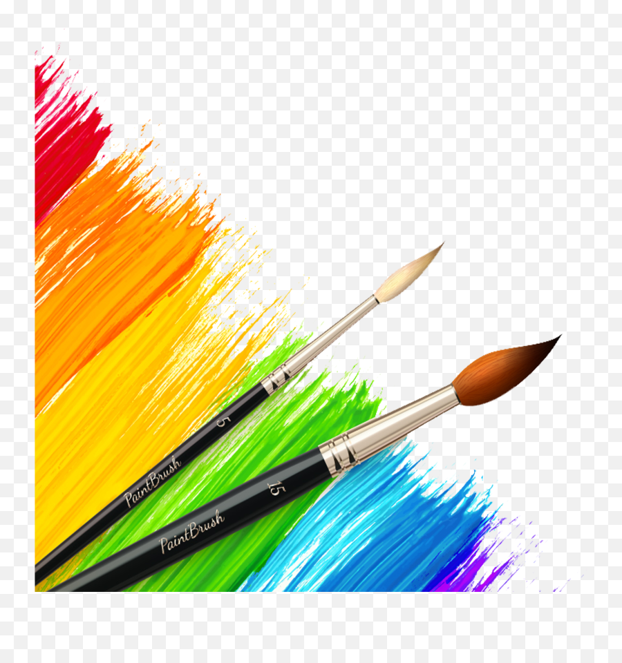 Pen Clipart Png Painting Transparent - Full Size Clipart Color Paint And Brush,Paintbrush Transparent