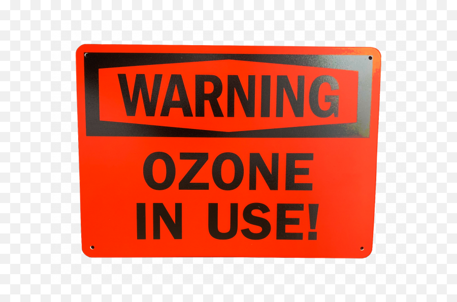 Ozone Warning Sign - Horizontal Png,Warning Sign Transparent