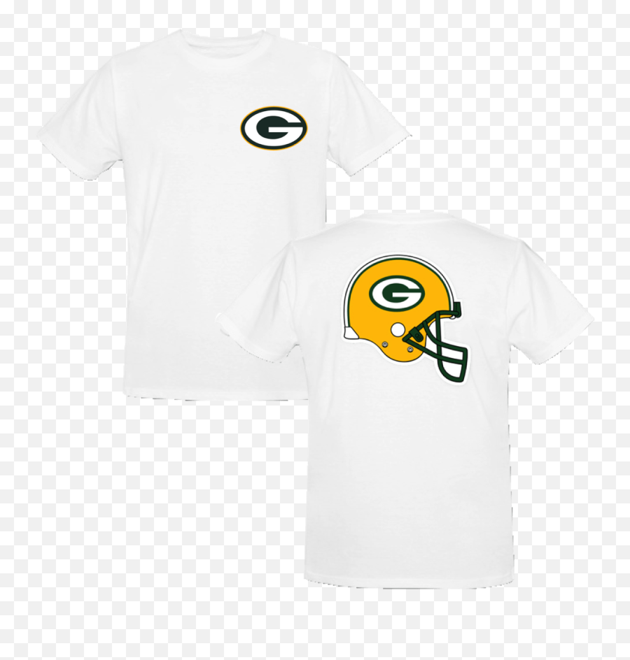 Download Hd Green Bay Packers Majestic Nfl Helmet Logo T - Green Bay Packers Helmet Png,Green Bay Packers Logo Png