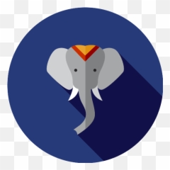 Elephant Vector Svg Icon 41 - Png Repo Free Png Icons Big,Circus Elephant Png