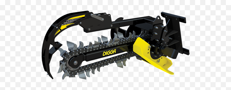 Bigfoot Trenchers For Excavators And Skid Steer Loaders In - Digga Trencher Png,Bigfoot Transparent