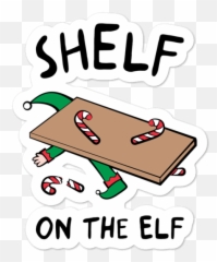 Shelf - Sticker Language Png,Elf On The Shelf Logo