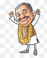 Download Free Cheek Narendra Hair - Induan Politicians Cartoon Png