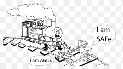 My Cms Project Management In Nutshell - Agile Release Train Cartoon png