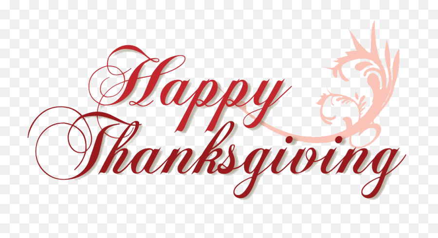 Happy Thanksgiving Transparent - Calligraphy Png,Thanksgiving Transparent Background