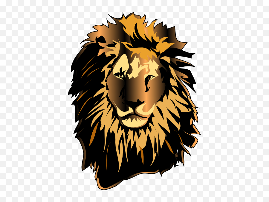 Download Lion Head Clip Art - Transparent Background Lion Clipart Png,Lion Head Transparent