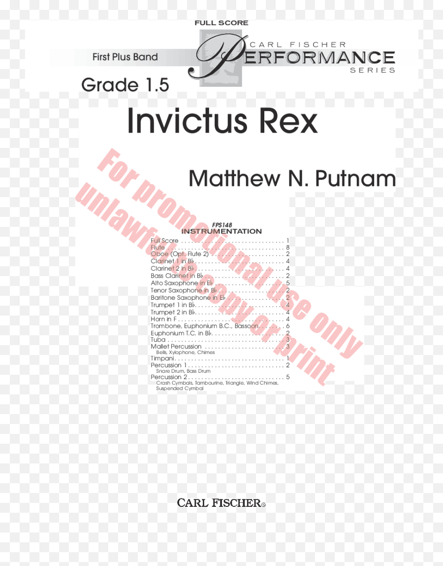Invictus Rex By Matthew N Putnam Jw Pepper Sheet Music - Language Png,Putnam Icon