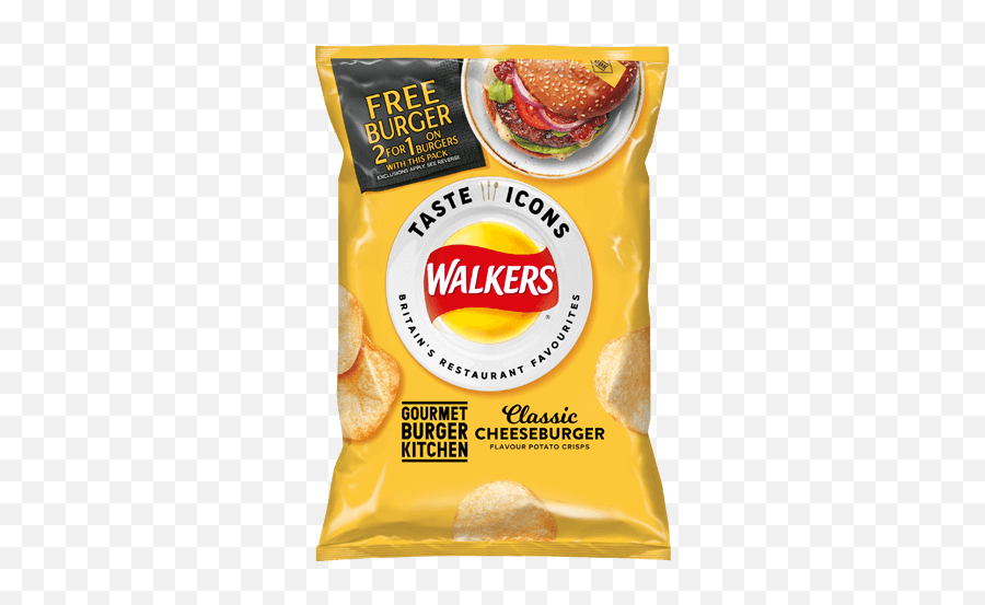 Potato Chips And Crisps From Walkers - Walkers Gourmet Burger Kitchen Png,Potato Chips Icon