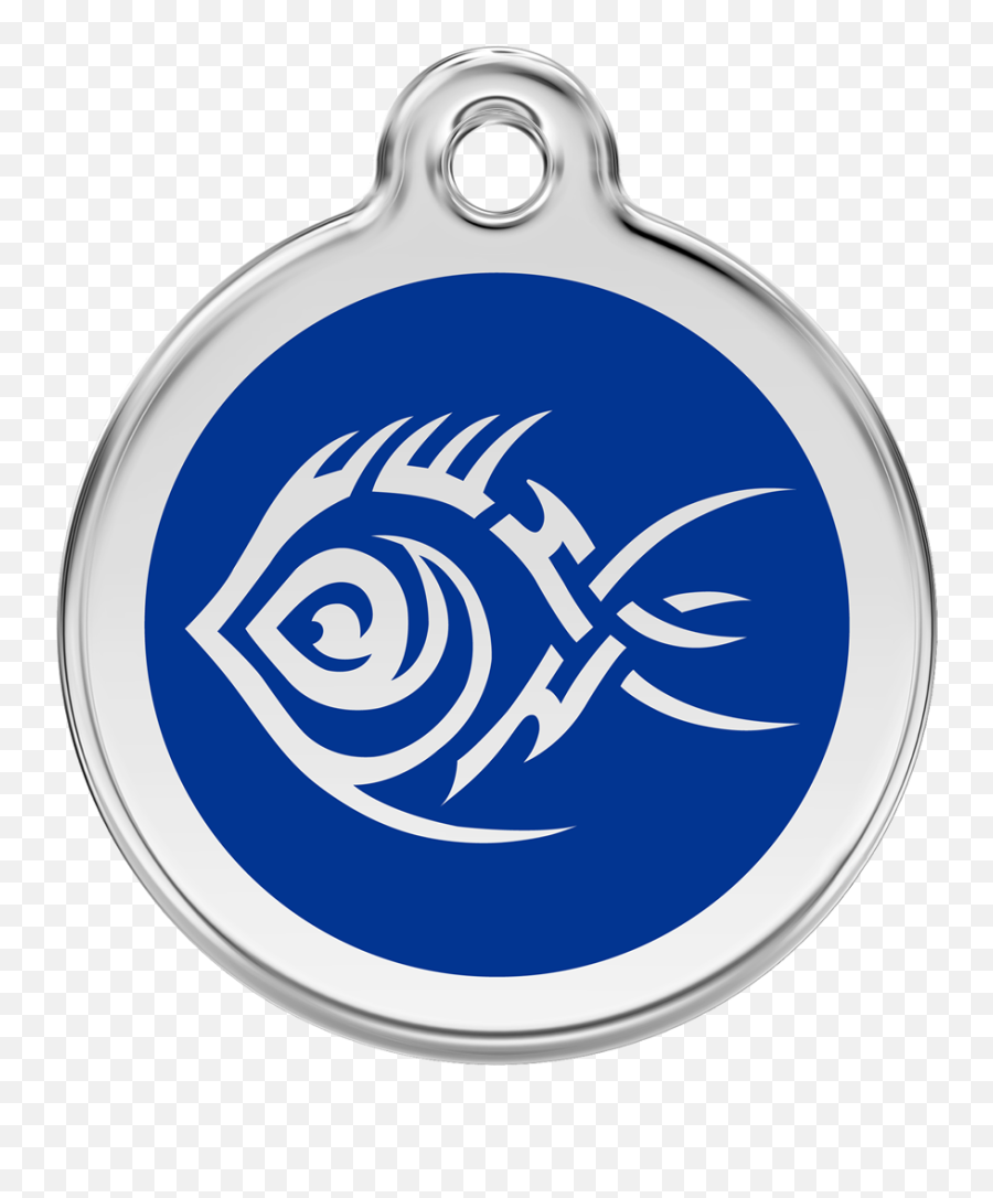 Red Dingo Enamel Tag Tribal Fish Dark Blue 01 - Tfdb 1tfns Pat Patrouille Logo Chase Png,Dogtag Icon