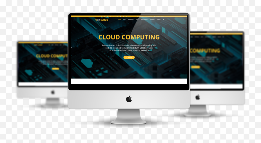 Et Cloud U2013 Free Responsive Joomla Hosting Template - Digital Marketing In Mac Png,Joomla Icon