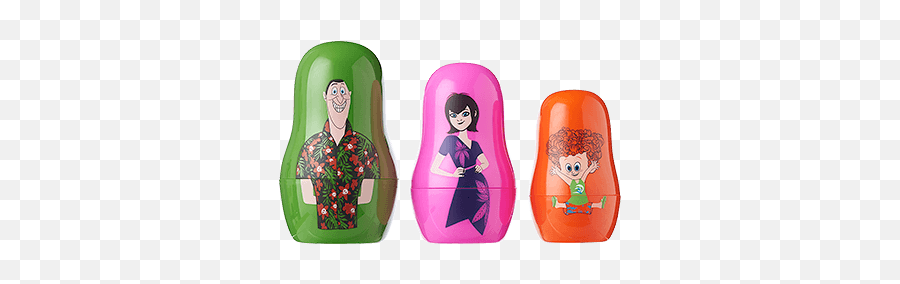 Various Mcdonalds Happy Meal Toy 2018 Hotel Transylvania 3 - Hotel Transylvania Nesting Dolls Png,Happy Meal Png