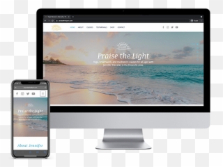 Praise The Light Pursuit Digital - Web Design png