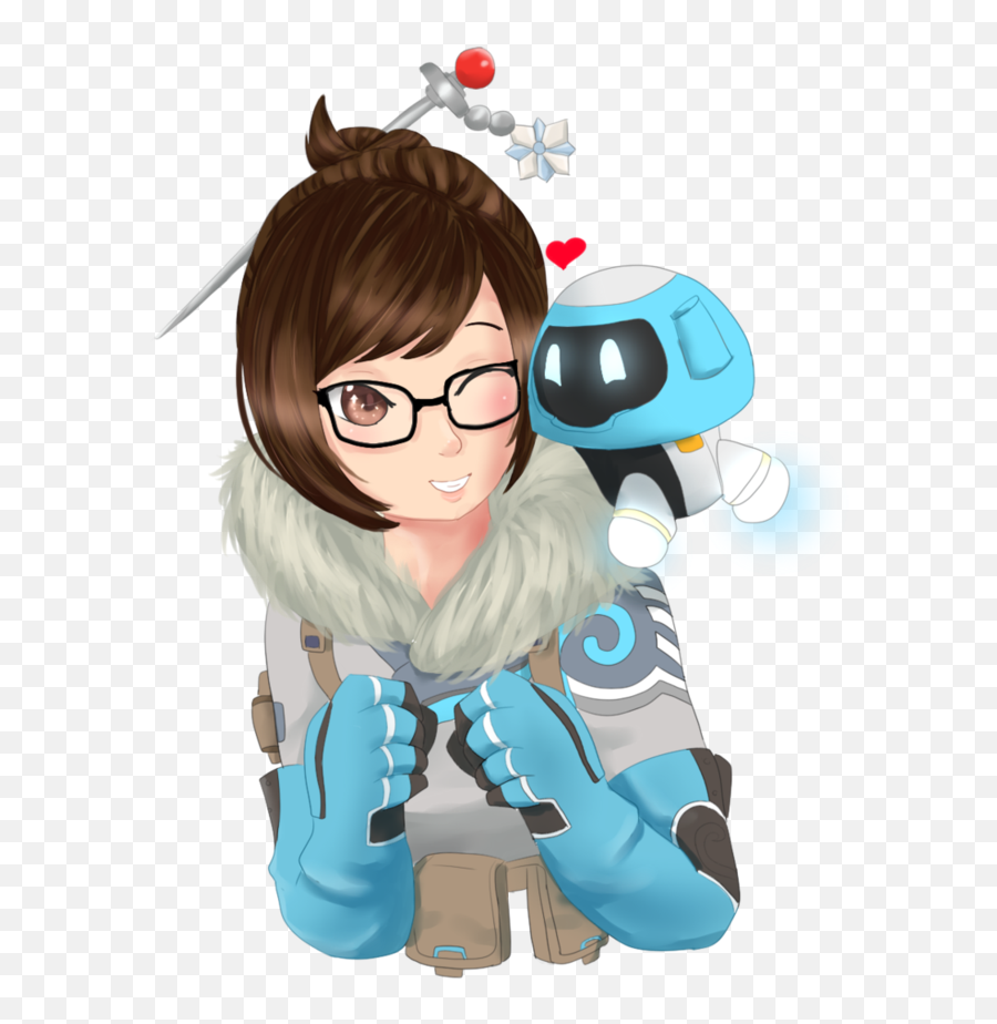 Royalty Free Download Mei Drawing - Mei Overwatch Cute Transparent Png,Mei Overwatch Png