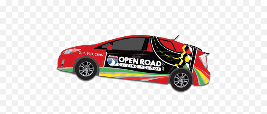 Open Road Driving School - Automotive Decal Png,Icon Driving School