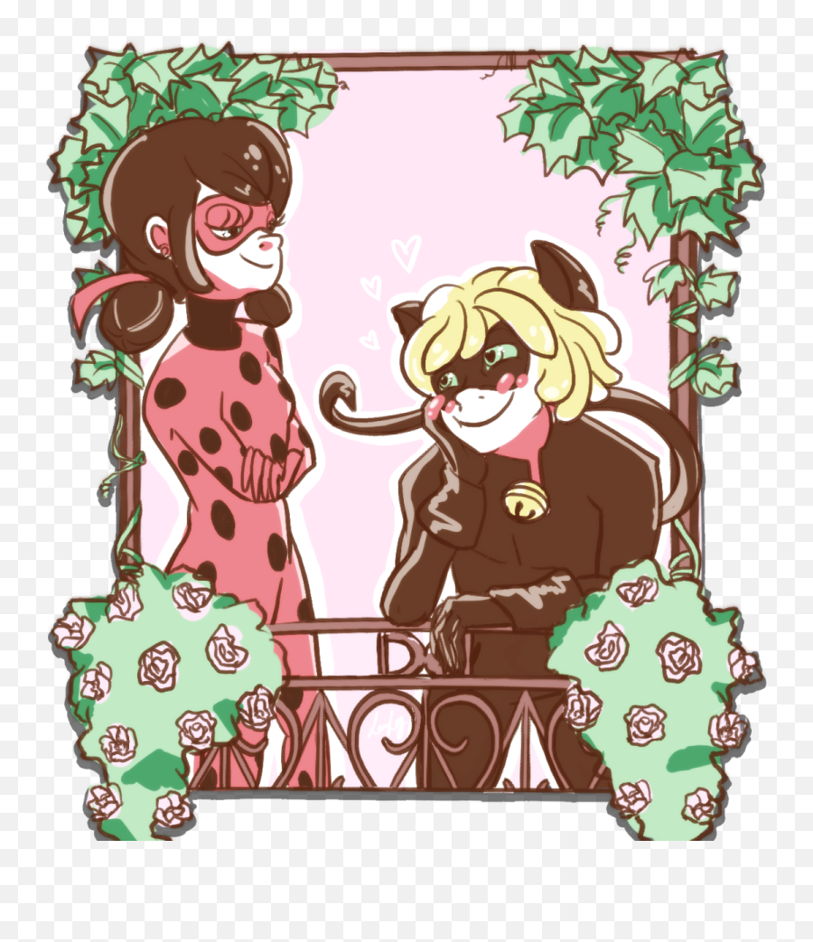Ladybug And Chat Noir - Miraculous Ladybug Fan Art 39360832 Girly Png,Anime Girl Wallpaper Hd Icon