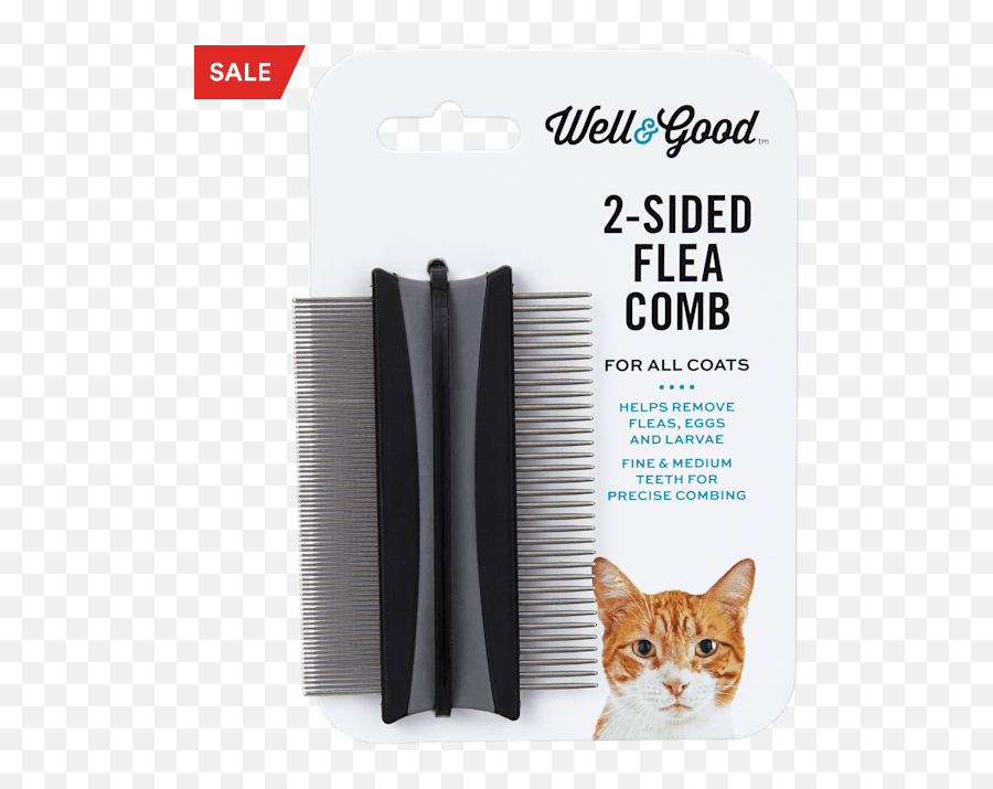 Well U0026 Good 2 - Sided Cat Flea Comb 3 L X 2 W Cat Flea Comb Png,Flea Icon