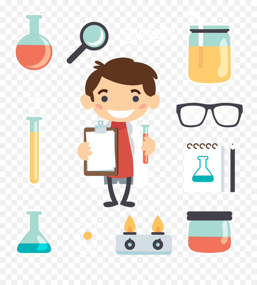 Download Science Scientific Method - Science Experiment Cartoon Png,Scientist Png