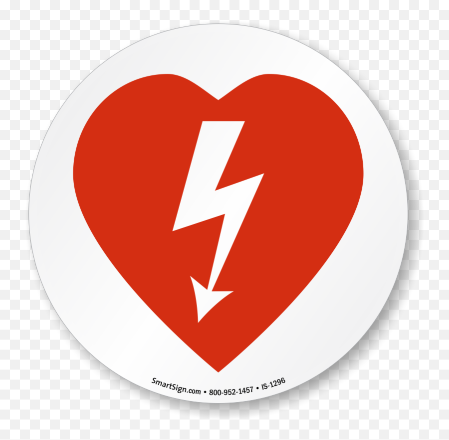 Iso Aed Automated External Defibrillator Sign - Logo Automated External Defibrillator Png,Heart Arrow Icon