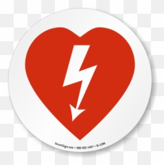 Iso Aed Automated External Defibrillator Sign - Logo png