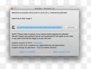 How To Jailbreak Ios 6 Using Evasi0n Mac Tutorial - Ios Jailbreaking png