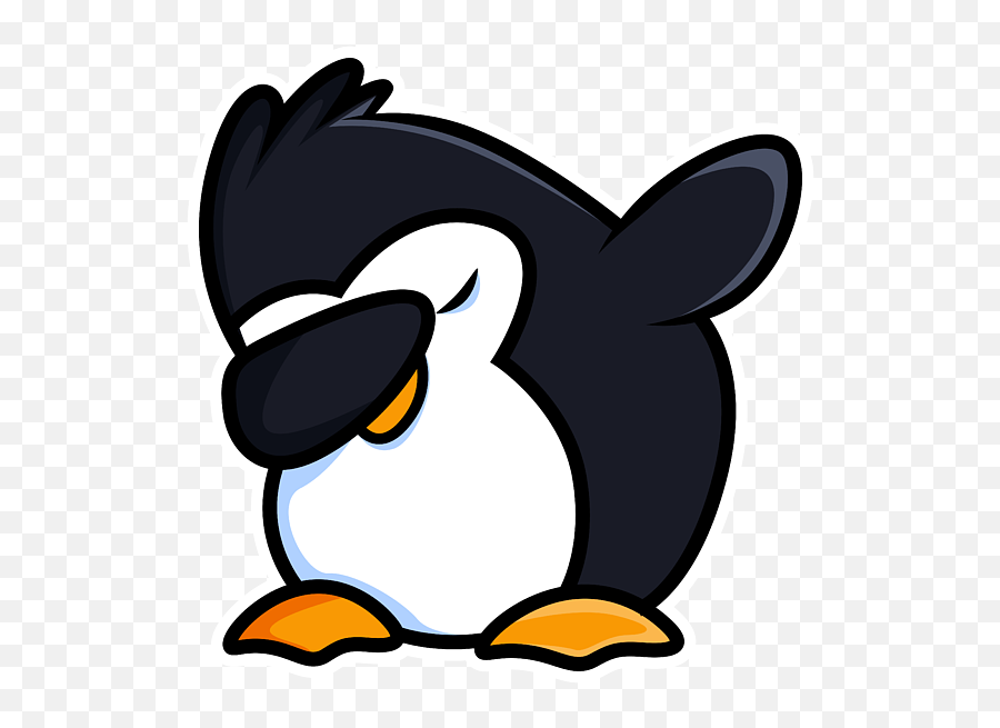 Dab Dabbing Cool Penguin Throw Pillow - Penguin Dabbing Png,Dancing Penguin Icon