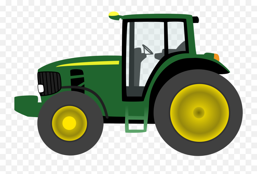 John Deere Green Tractor Clip - John Deere Tractor Clip Png,John Deere Tractor Png