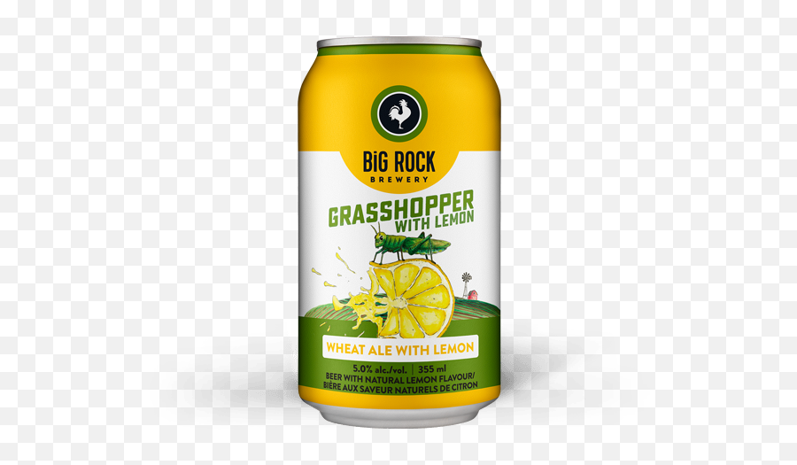 Grasshopper With Lemon - Big Rock Brewery Nectar Png,Grasshopper Png