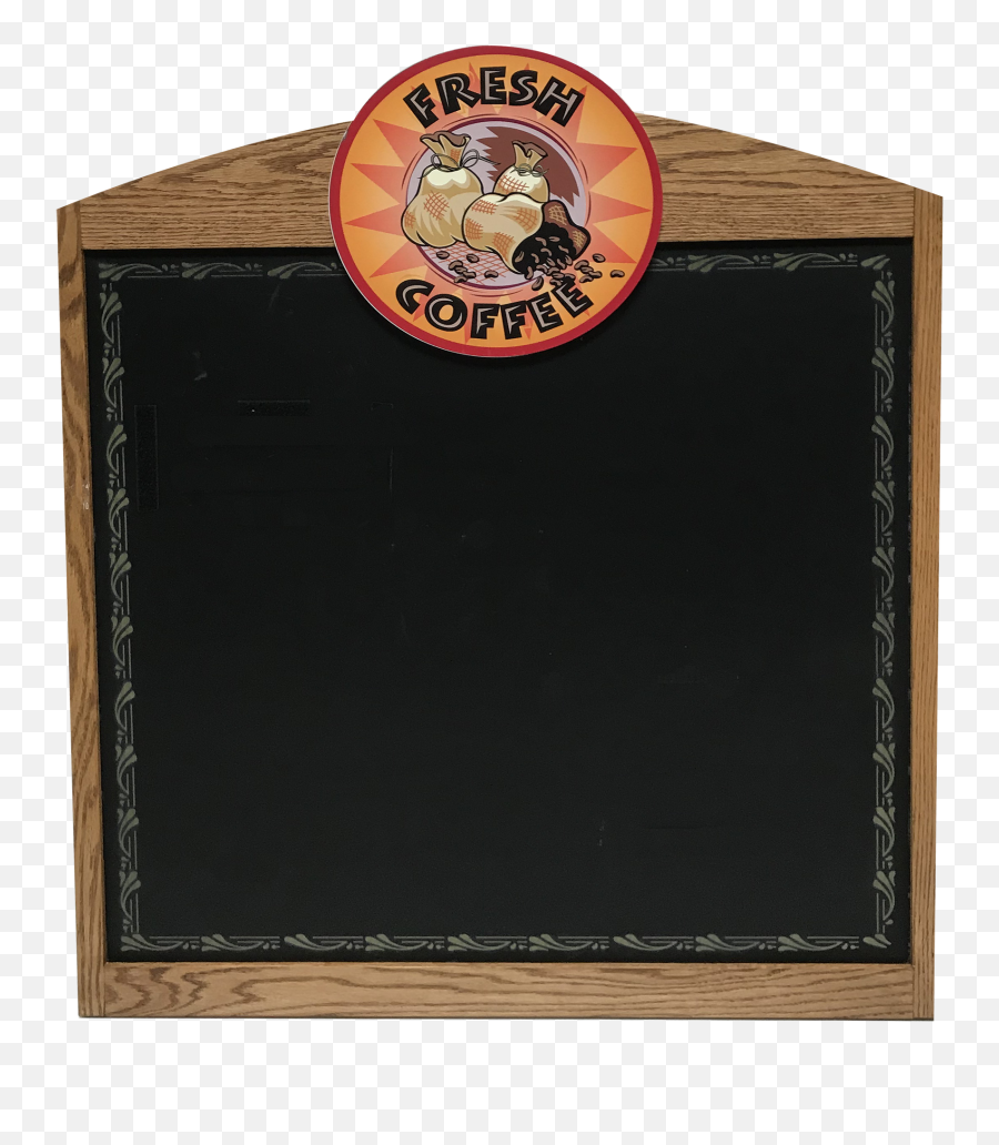Chalkboard With Wood Frame Png