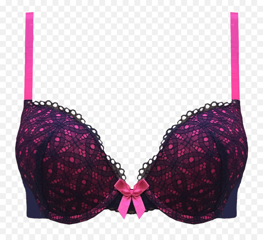 Download Hd Edition Lace Bra Navy Pink T01 3000navypink - Transparent Background Bra Png,Lace Png